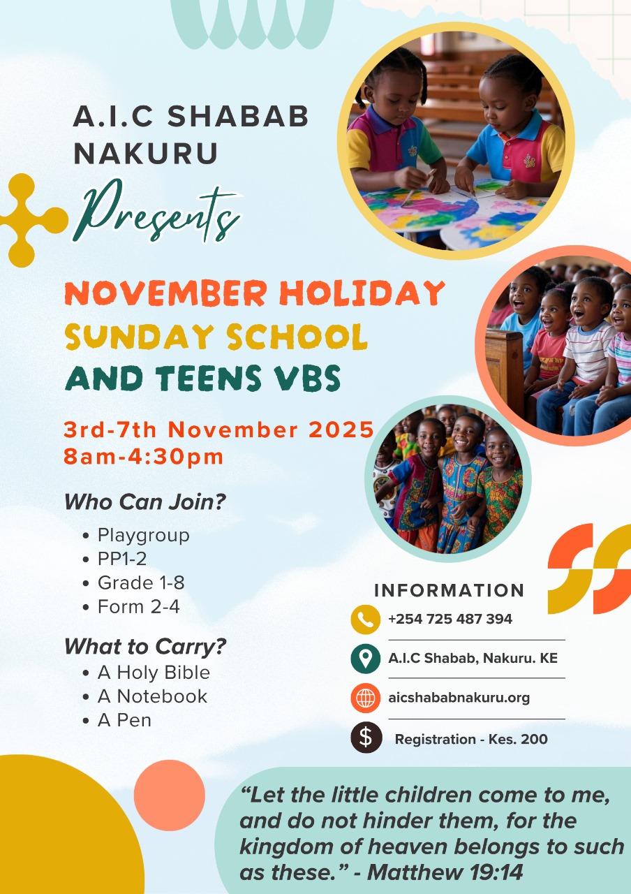 Upcoming Event Nov 3-7 2025